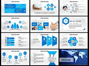 网络与信息安全软件开发 商务通用PPT模板大全